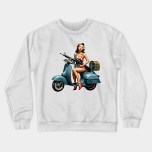 Scooter Girl Crewneck Sweatshirt